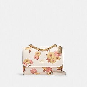 COACH KLARE CROSSBODY WITH FLORAL CLUSTER 
PRINT